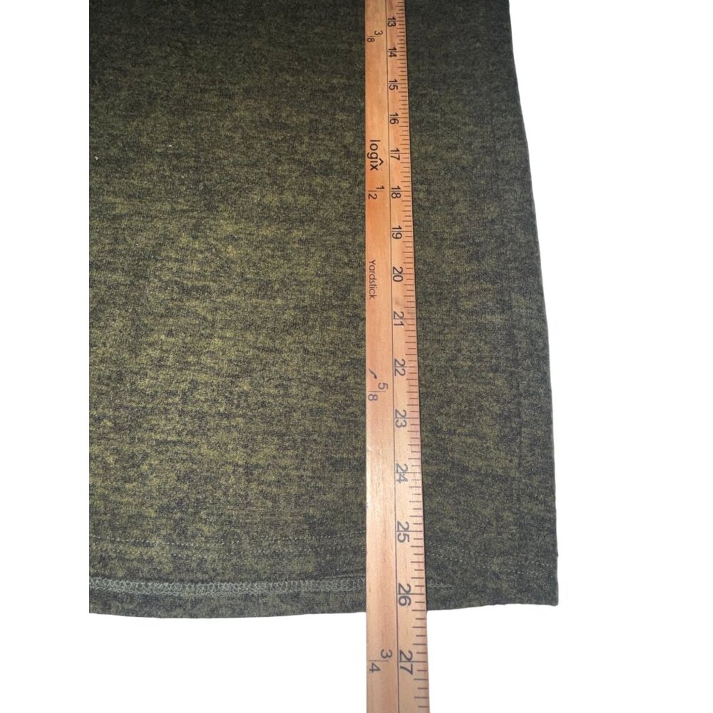 Vanilla Bay Olive Green Cowl Neck Button Detail Long Sleeve Sweater Top - Picture 7 of 7